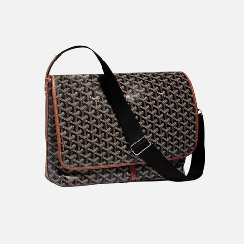 Goyard Capetien MM Messenger Bag Black Tan