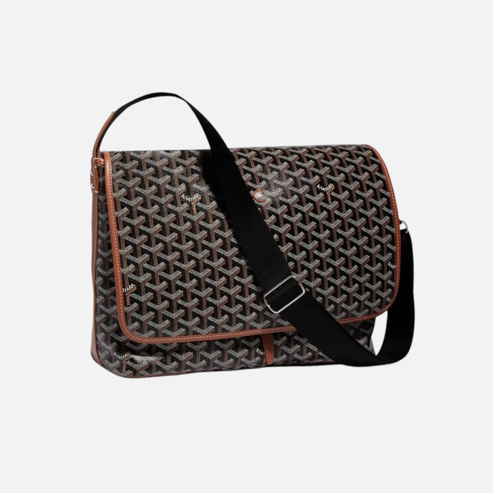 Goyard Capetien MM Messenger Bag Black Tan