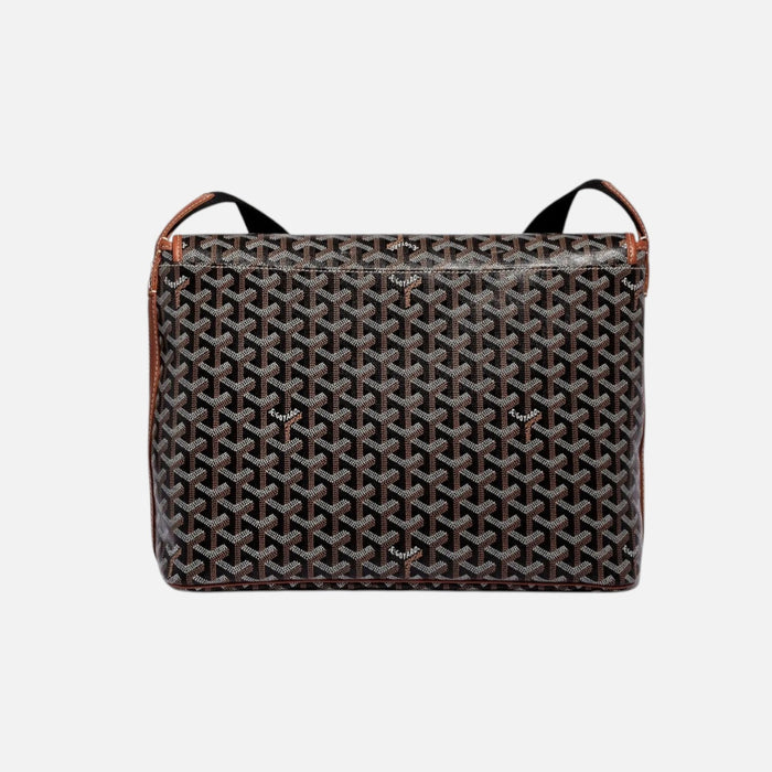 Goyard Capetien MM Messenger Bag Black Tan