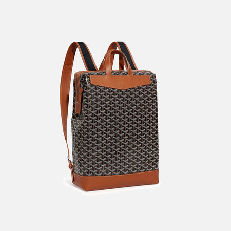 Goyard Black Tan Cisalpin Backpack