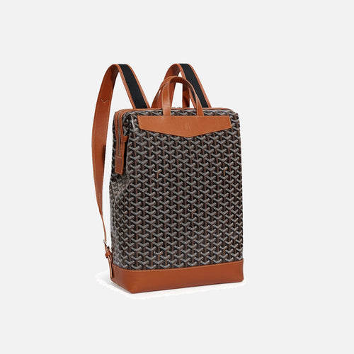 Goyard Black Tan Cisalpin Backpack