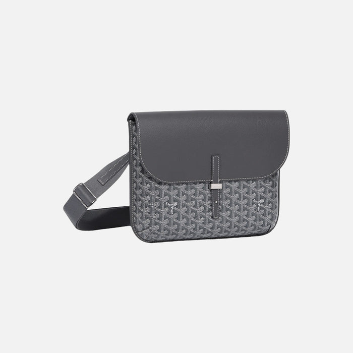Goyard Coursier Messenger Bag Grey