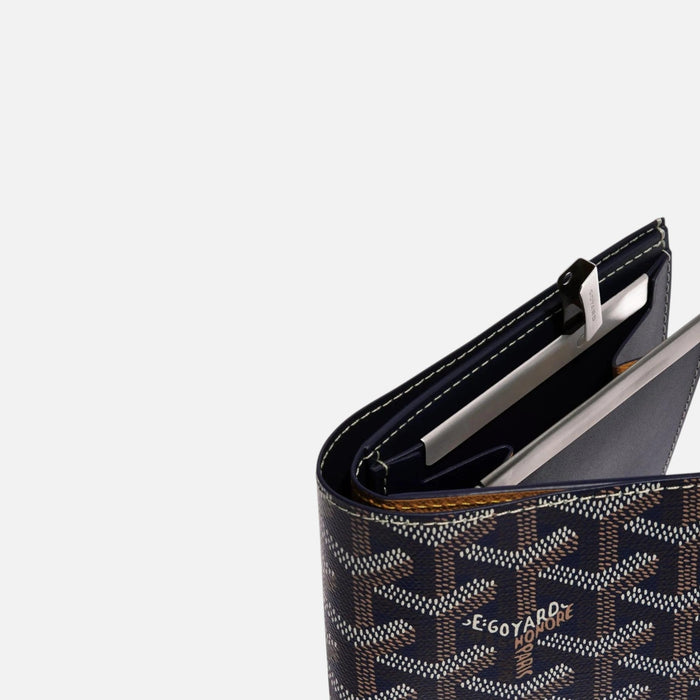 Goyard Saint-Florentin Navy Blue Wallet