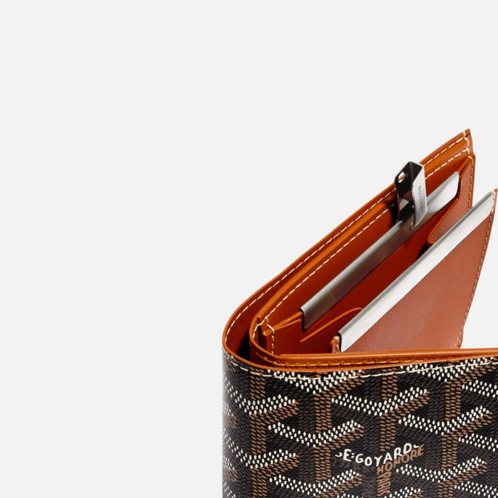 Goyard Saint-Florentin Black/Tan Wallet
