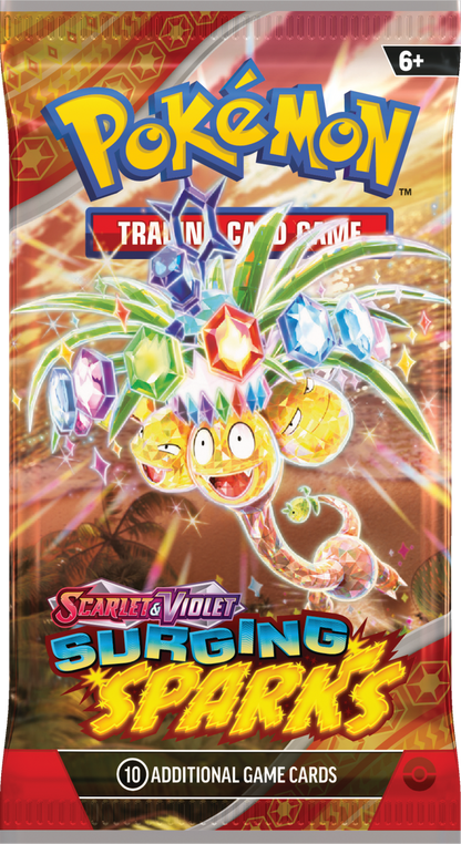 Pokémon TCG: Escarlata y Púrpura - Chispas Desbordantes - Paquete de mejora (Paquete individual)