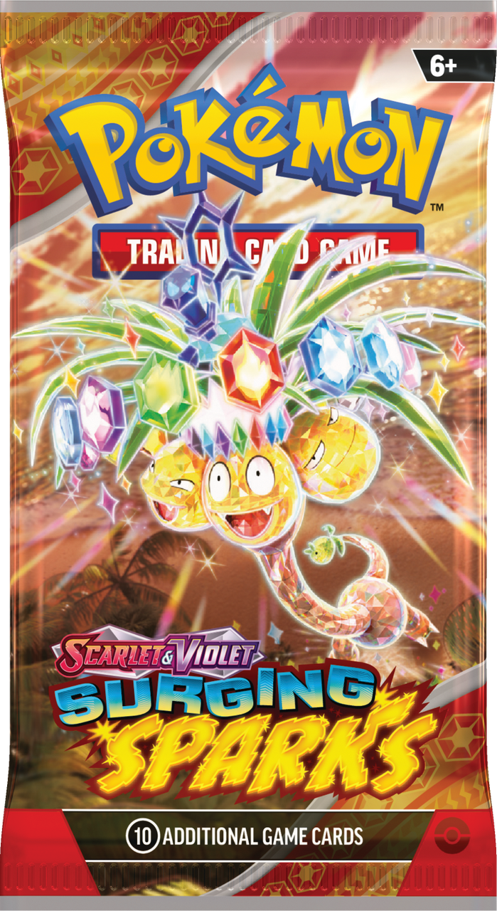 Pokémon TCG: Escarlata y Púrpura - Chispas Desbordantes - Paquete de mejora (Paquete individual)