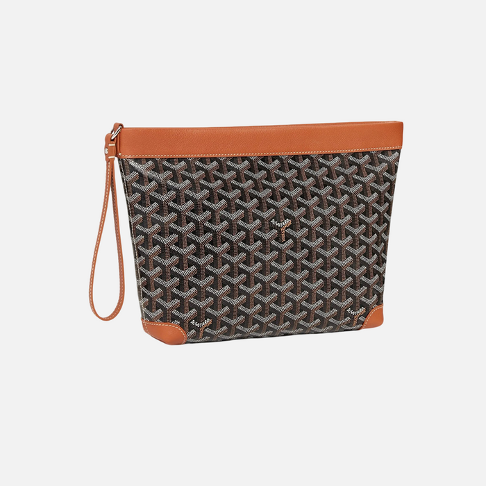Goyard Conti Black Tan Pouch