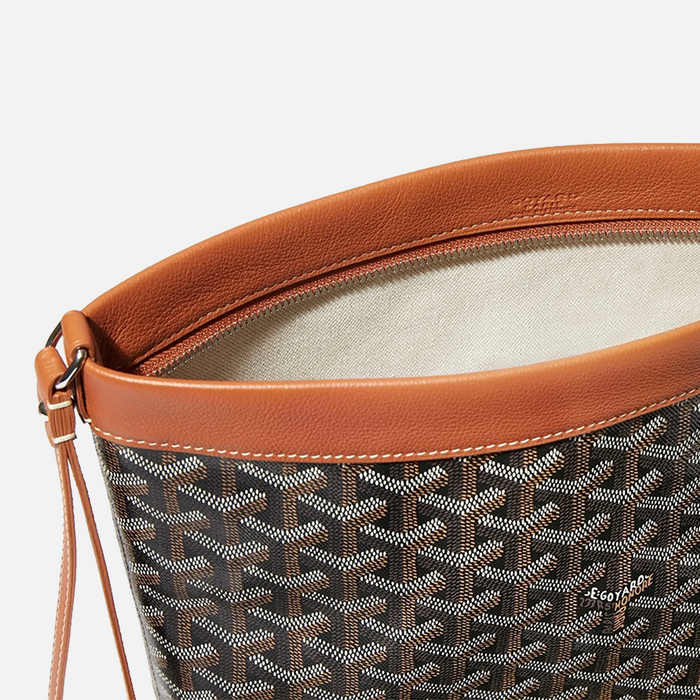Goyard Conti Black Tan Pouch