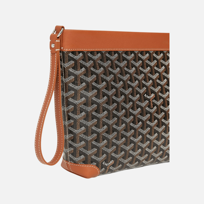 Goyard Conti Black Tan Pouch