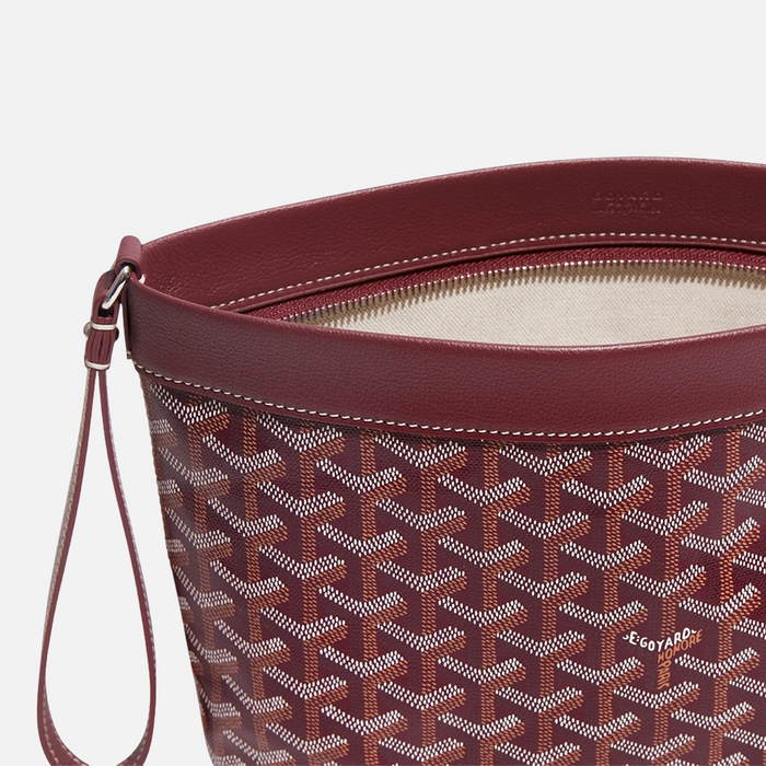 Goyard Conti Burgundy Pouch