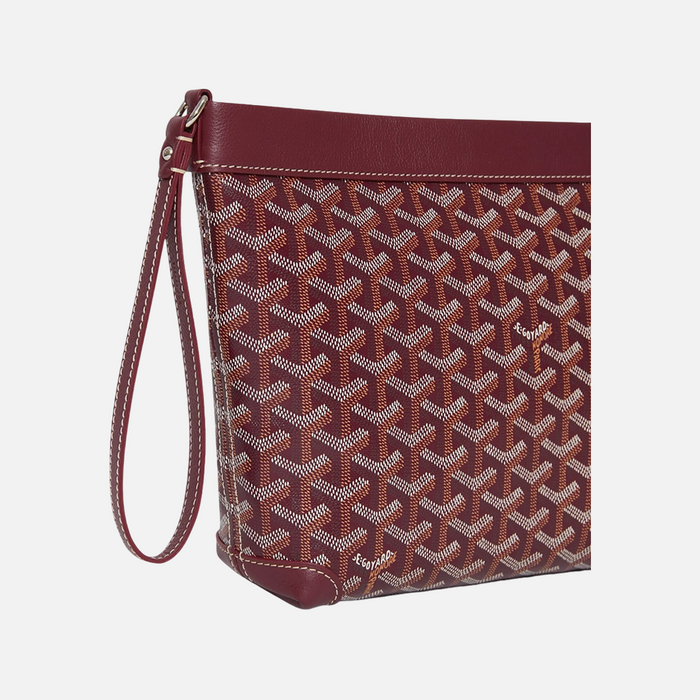 Goyard Conti Burgundy Pouch