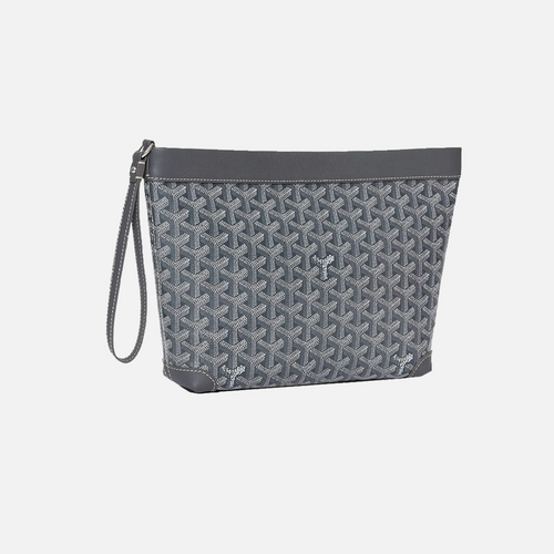 Goyard Conti Grey Pouch