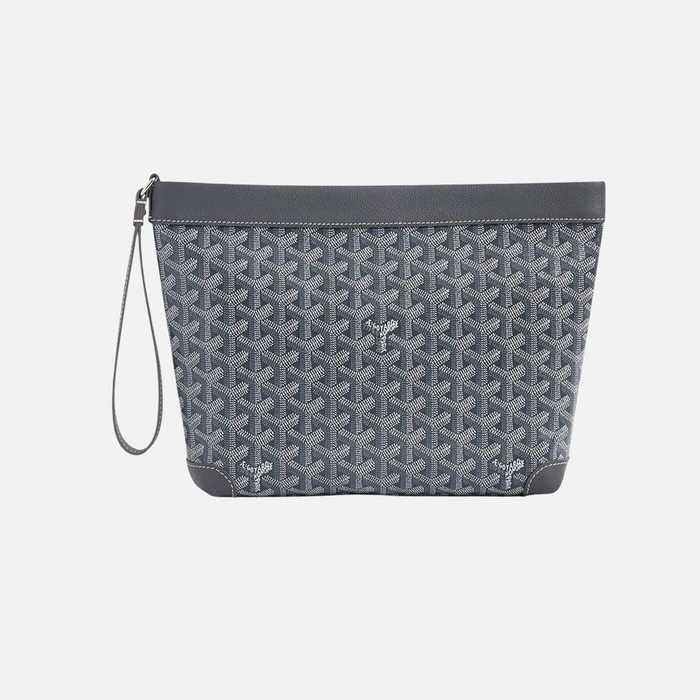 Goyard Conti Grey Pouch