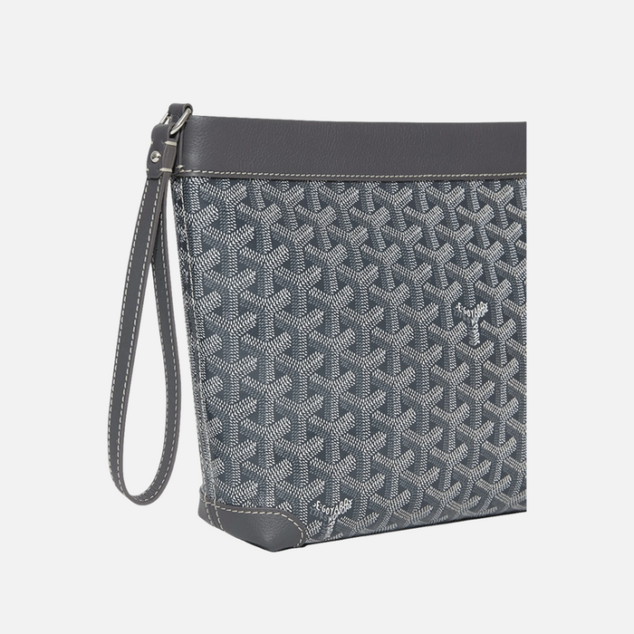Goyard Conti Grey Pouch