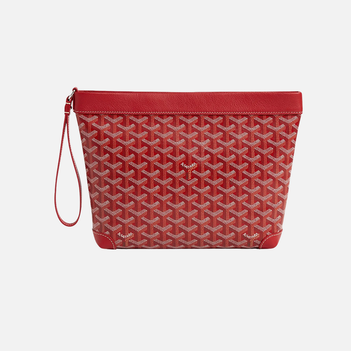 Goyard Conti Red Pouch