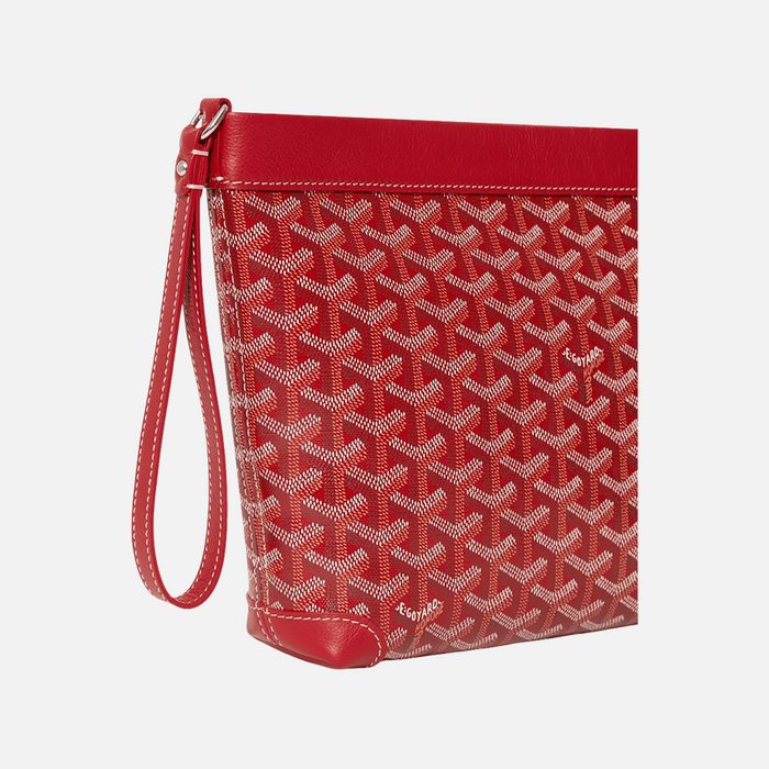 Goyard Conti Red Pouch