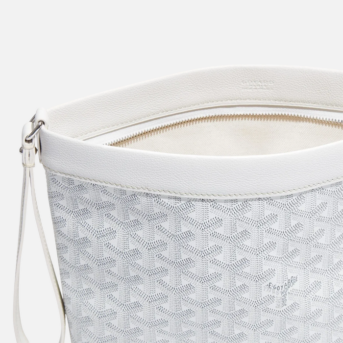 Goyard Conti White Pouch