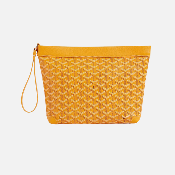 Goyard Conti Yellow Pouch