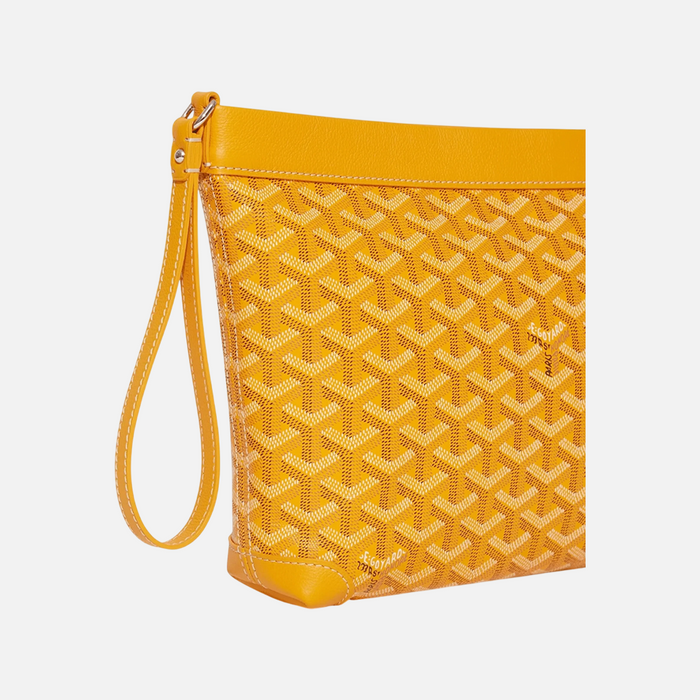 Goyard Conti Yellow Pouch