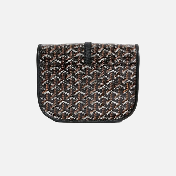 Goyard Goyardine Belvedere II Black PM Messenger Bag