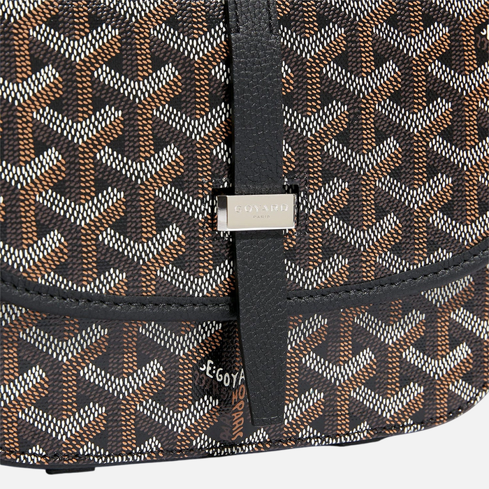 Goyard Goyardine Belvedere II Black PM Messenger Bag