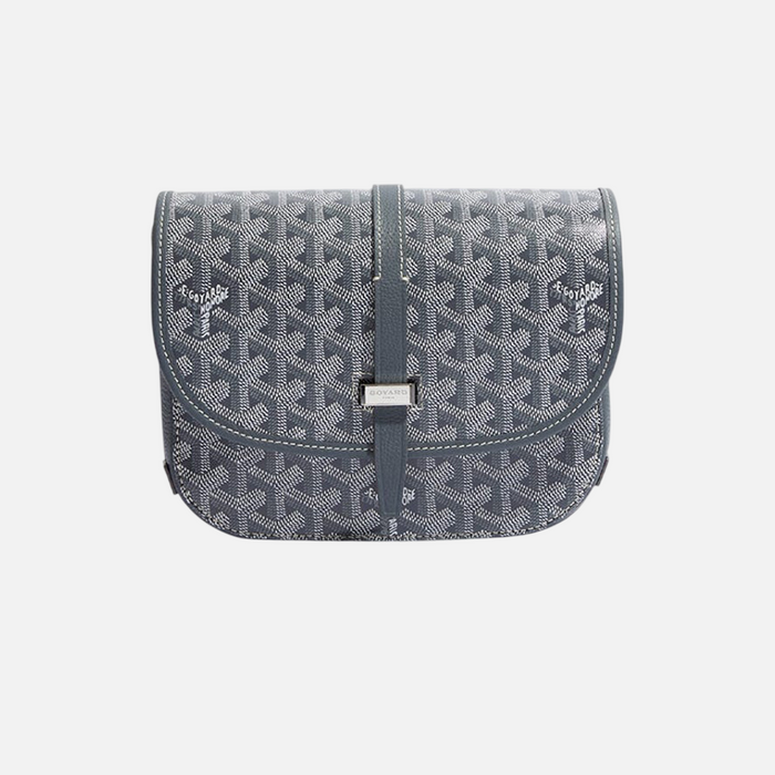 Goyard Goyardine Belvedere II Grey PM Messenger Bag