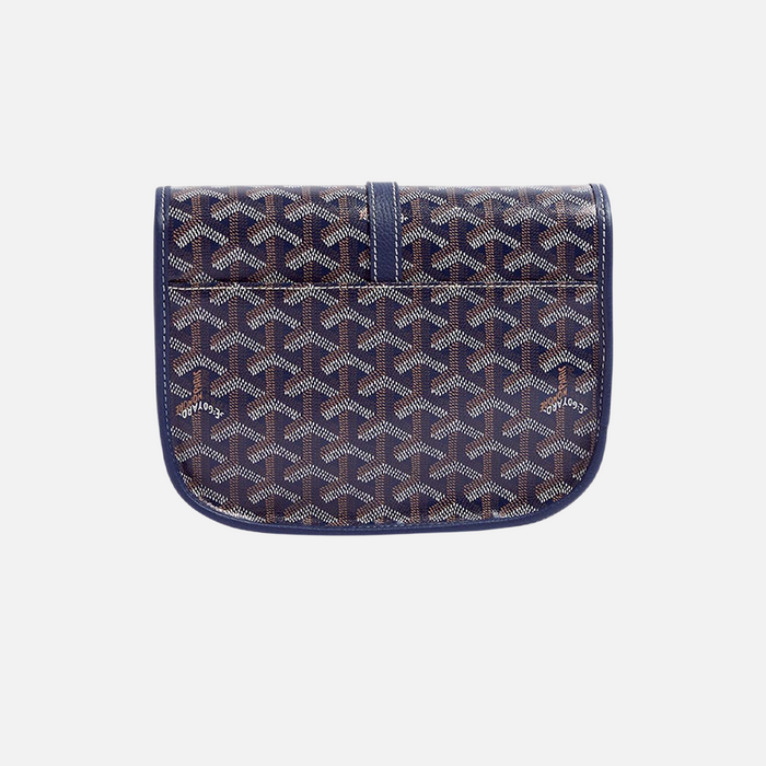 Goyard Goyardine Belvedere II Navy PM Messenger Bag