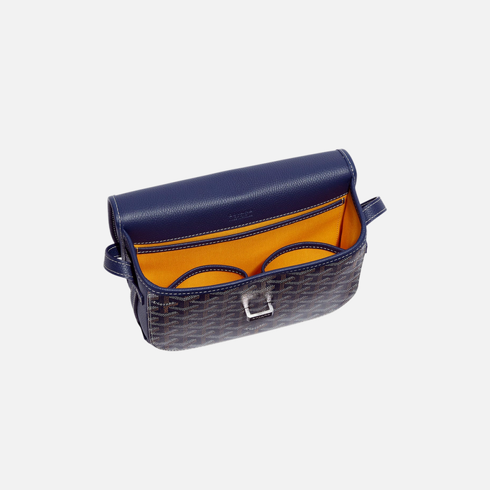 Goyard Goyardine Belvedere II Navy PM Messenger Bag