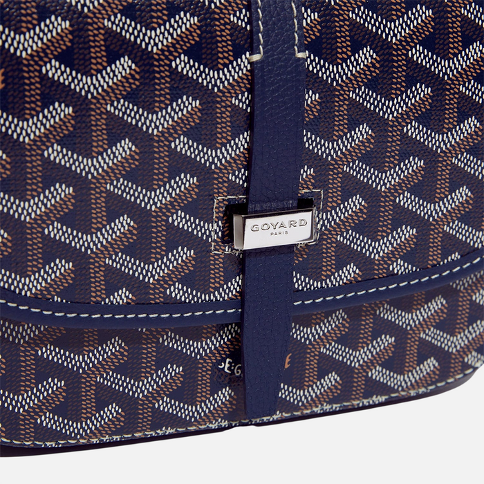 Goyard Goyardine Belvedere II Navy PM Messenger Bag