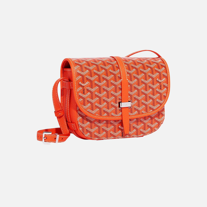 Goyard Goyardine Belvedere II Orange PM Messenger Bag