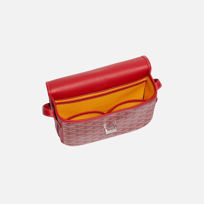 Goyard Goyardine Belvedere II Red PM Messenger Bag