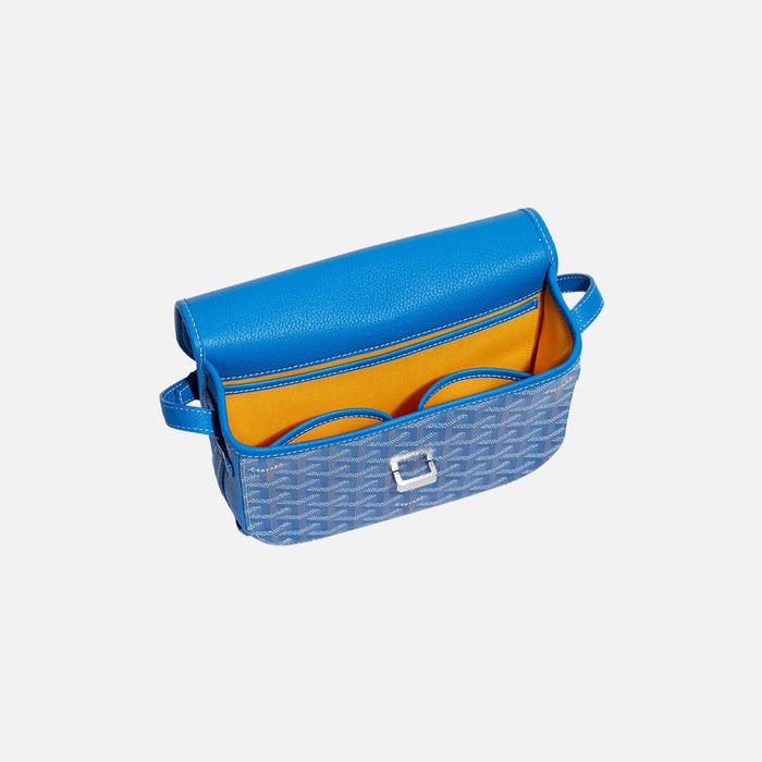 Goyard Goyardine Belvedere II Sky Blue PM Messenger Bag