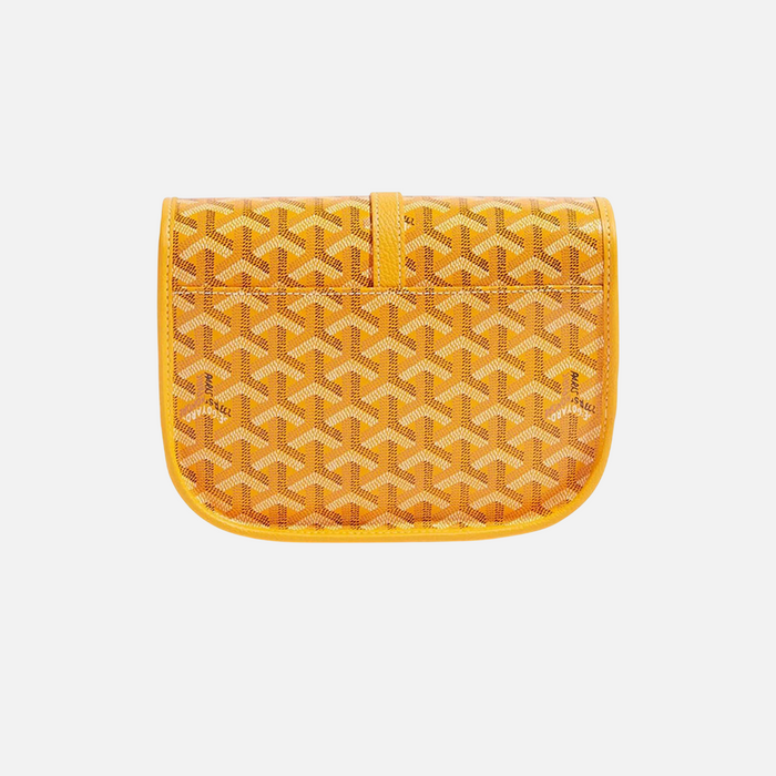 Goyard Goyardine Belvedere II Yellow PM Messenger Bag
