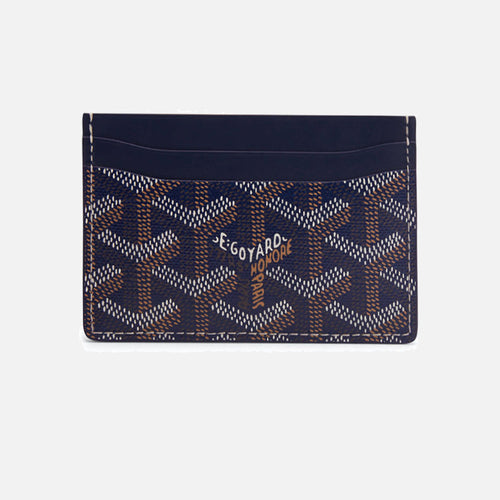 Goyard Saint Sulpice Navy Blue Card Holder