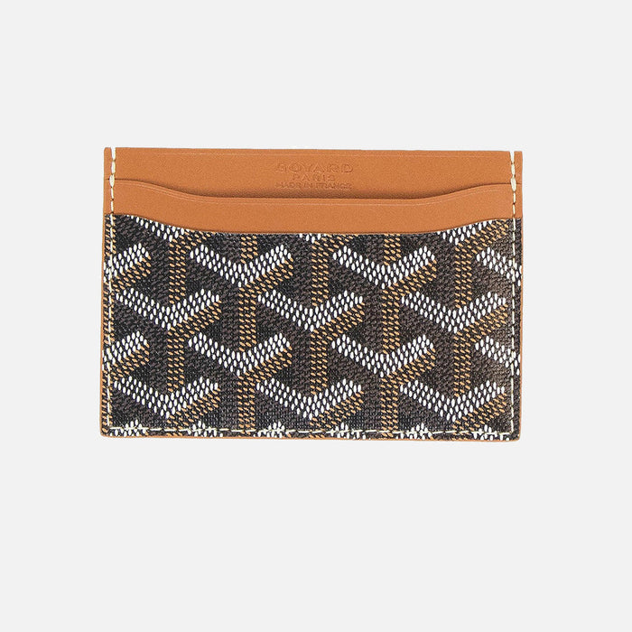 Goyard Saint Sulpice Black/Tan Card Holder