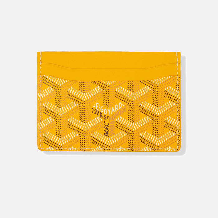 Goyard Saint Sulpice Yellow Card Holder