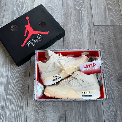 Jordan 4 Retro Off-White 'Sail'