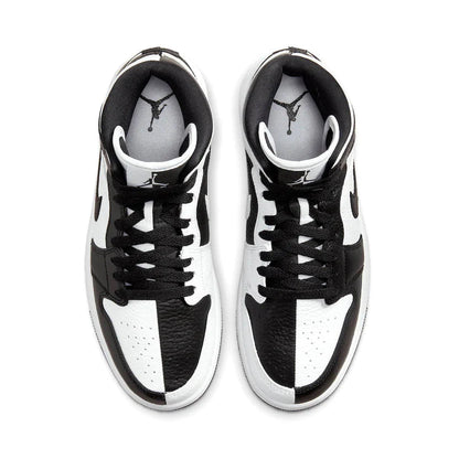 Jordan 1 Mid 'Split Black White' (W)