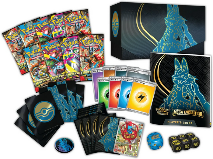 Pokémon TCG: Mega Evolución - Lucario - Caja de Entrenador Élite