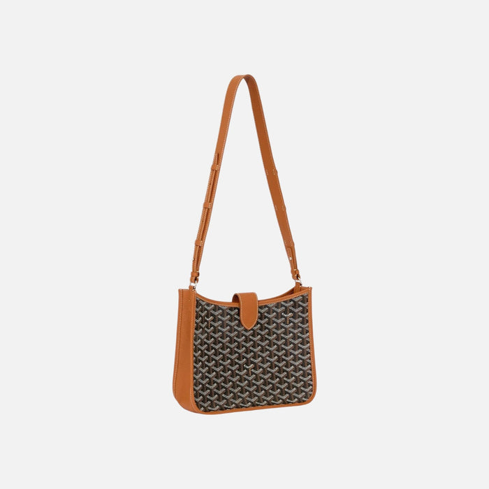 Goyard Musette PM Bag Black & Tan