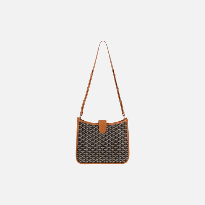 Goyard Musette PM Bag Black & Tan