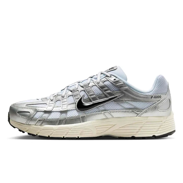 Nike P-6000 'Blanco Plata Metálico Negro'