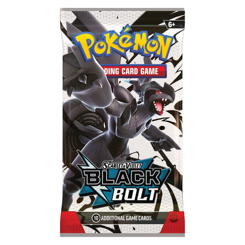 JCC Pokémon: Escarlata y Púrpura Rayo Negro — Paquete de mejora (Paquete individual)