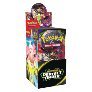 Pokemon TCG: Mega Evolución - Caja de medio booster de Perfect Order (18 Paquetes)