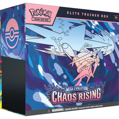 Pokémon TCG: Megaevolución - Caja de Entrenador Élite de Ascenso del Caos
