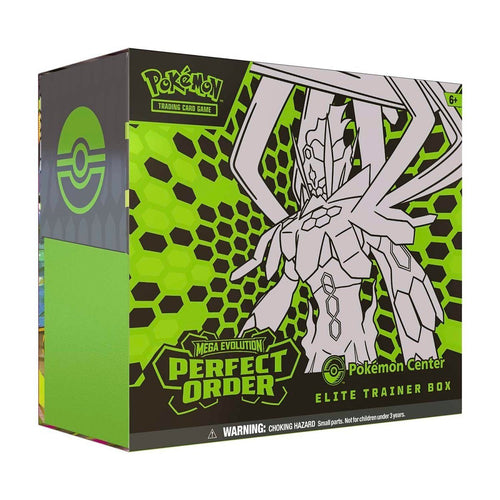 Pokémon JCC: Megaevolución – Caja de Entrenador Élite Perfect Order de Pokémon Center