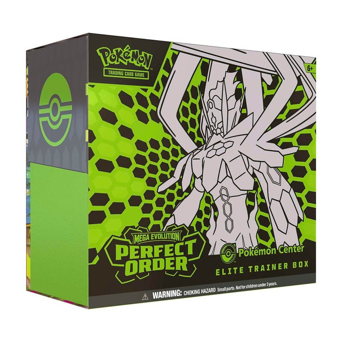 Pokémon JCC: Megaevolución – Caja de Entrenador Élite Perfect Order de Pokémon Center
