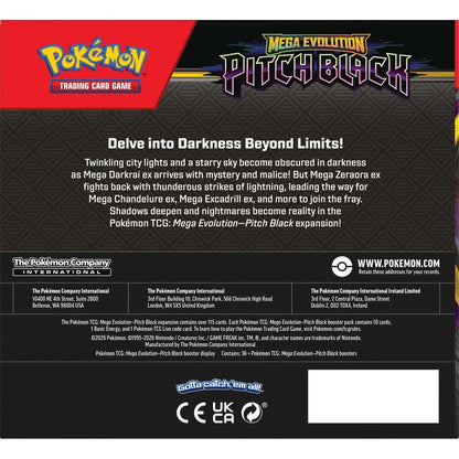 Pokémon TCG: Mega Evolución — Caja Expositora de Sobres Ascenso del Caos (36 Paquetes)