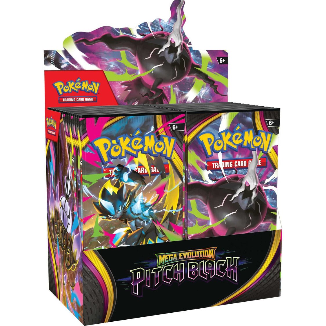 Pokémon TCG: Mega Evolución — Caja Expositora de Sobres Ascenso del Caos (36 Paquetes)