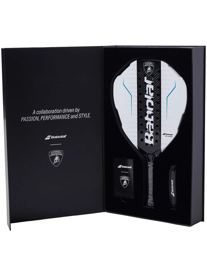 Pala de pádel Lamborghini x Babolat Edición Limitada BL.003 - Blanca